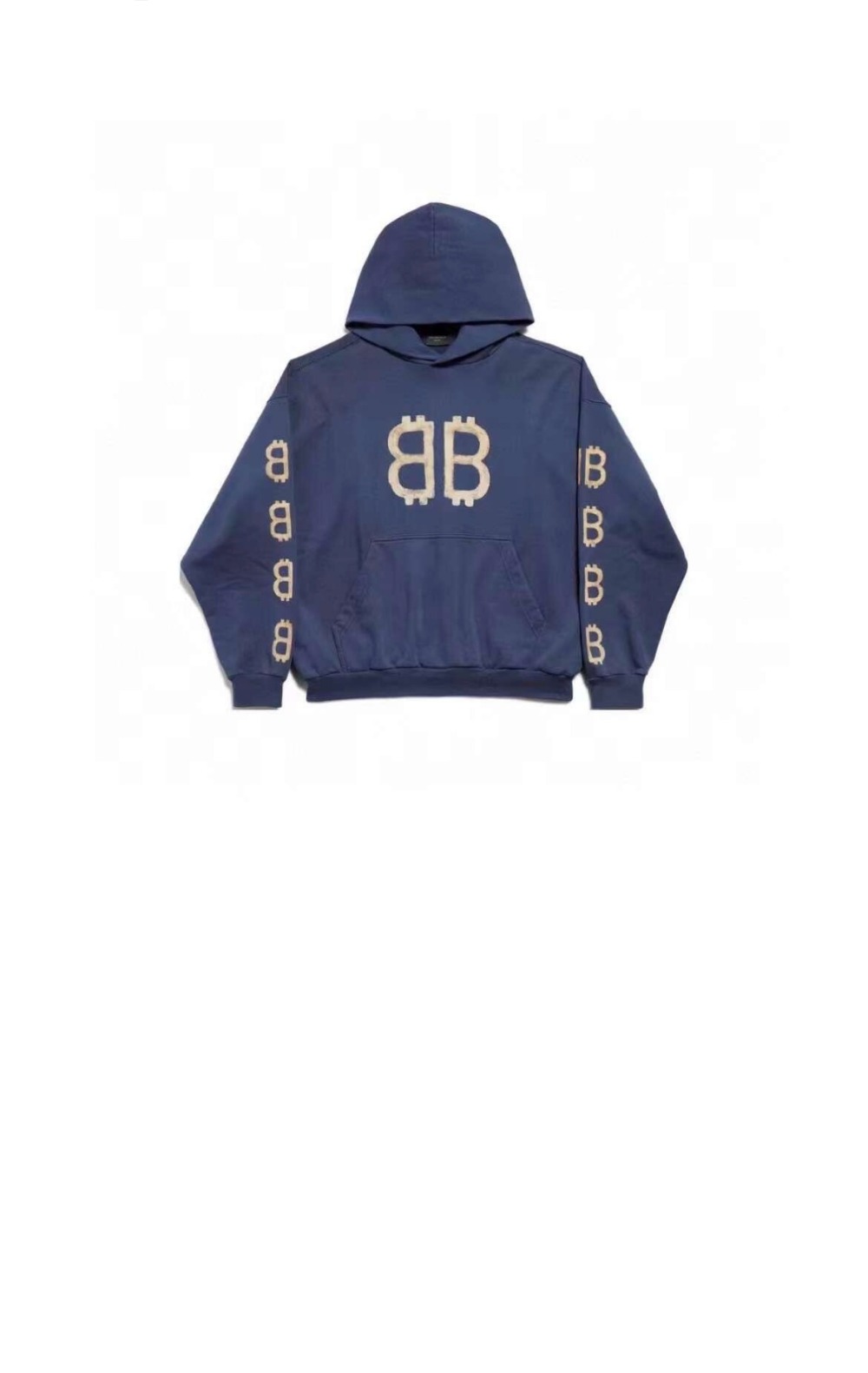 발렌시아가 크립토 미디엄 핏 후디