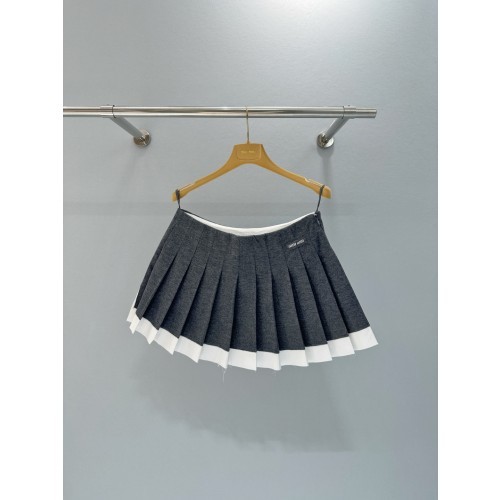 미우미우 플리츠 스커트