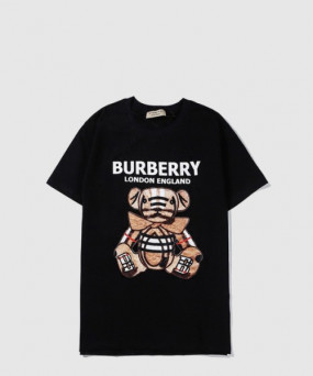 버버리 곰돌이 면 티