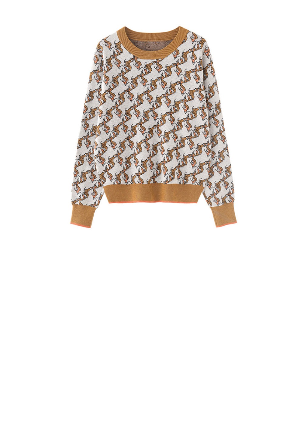 버버리 빌리엘 패턴 니트