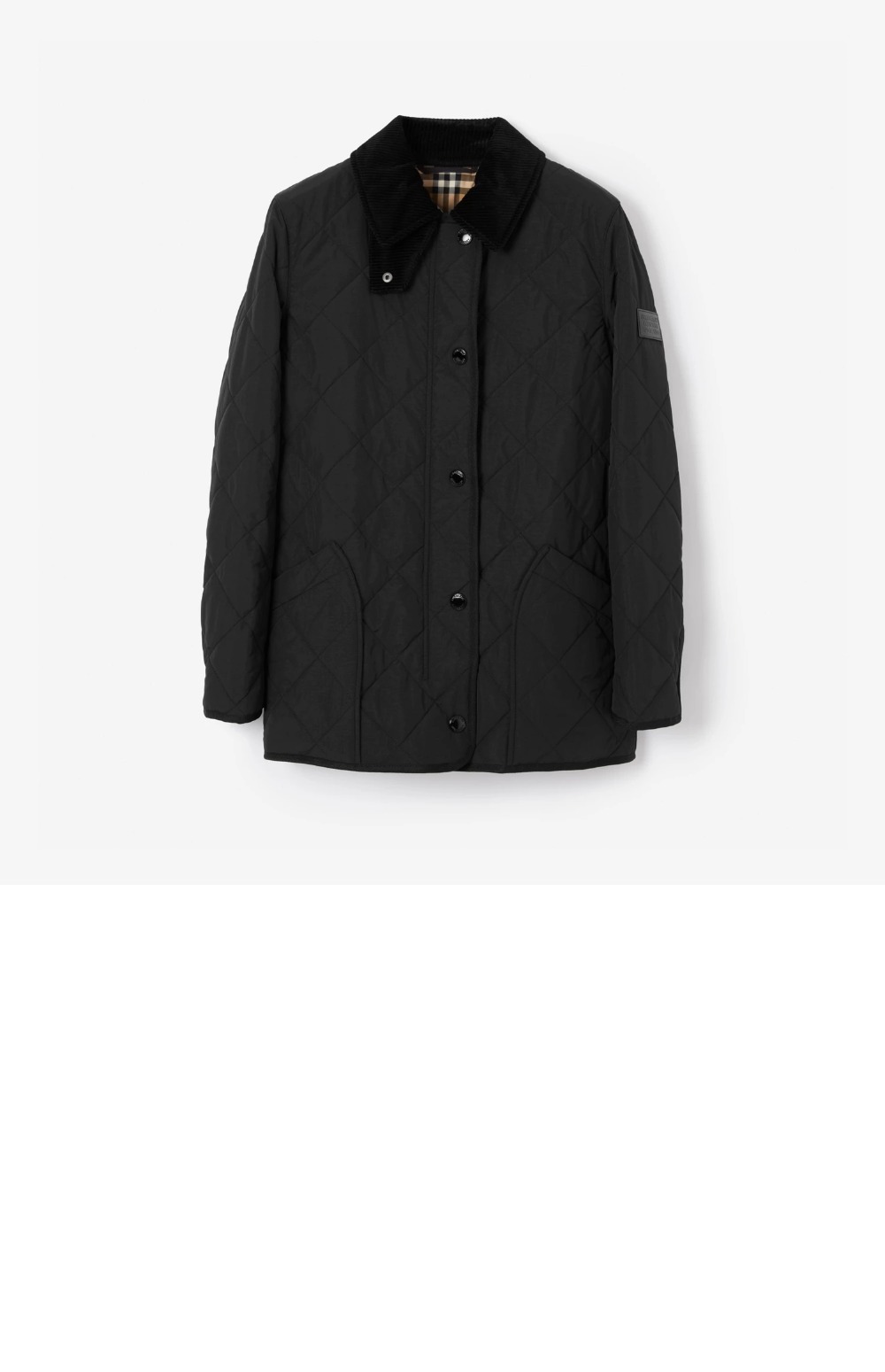 버버리 퀼팅 재킷
