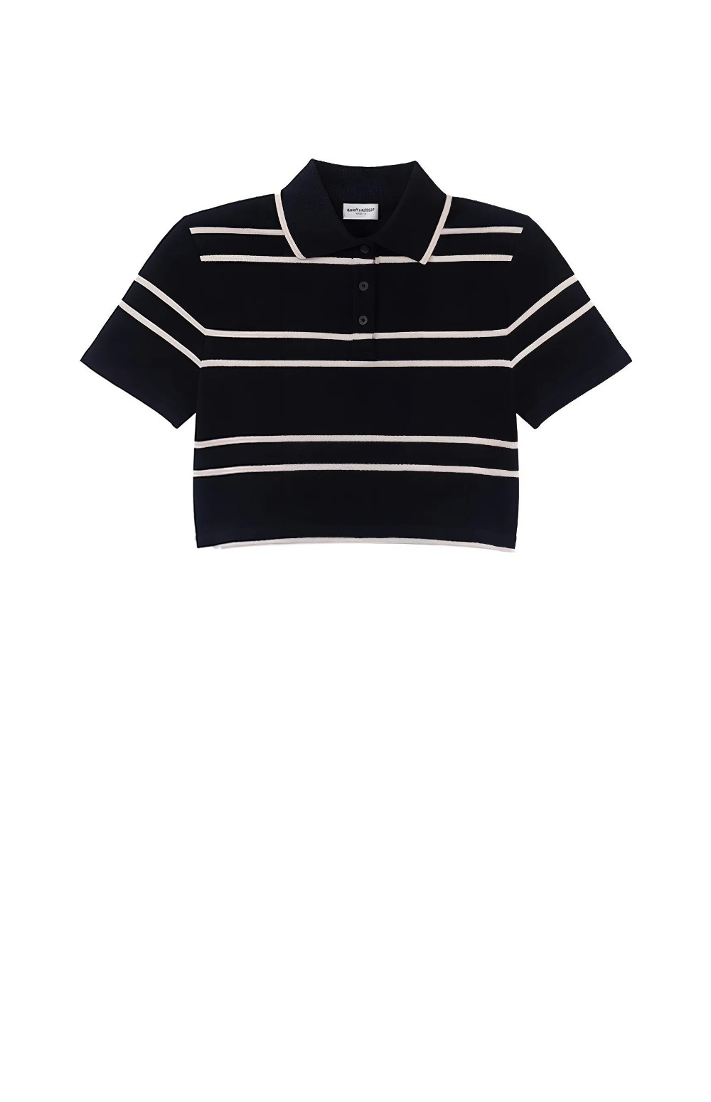 생로랑 스트라이프 로고 폴로셔츠 반팔