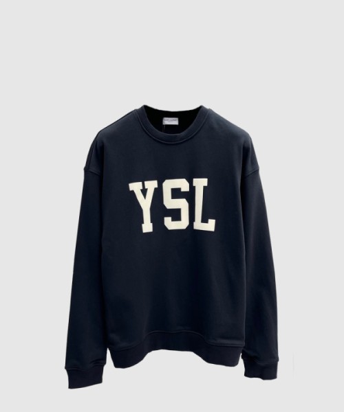 생로랑 플라워 코튼 톱