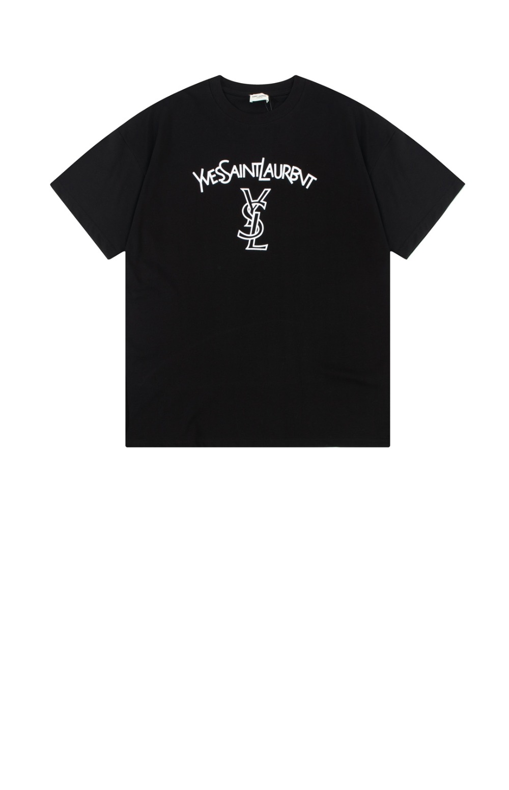 생로랑 플라워 코튼 톱