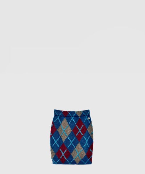 샤넬 로고 하프 스커트