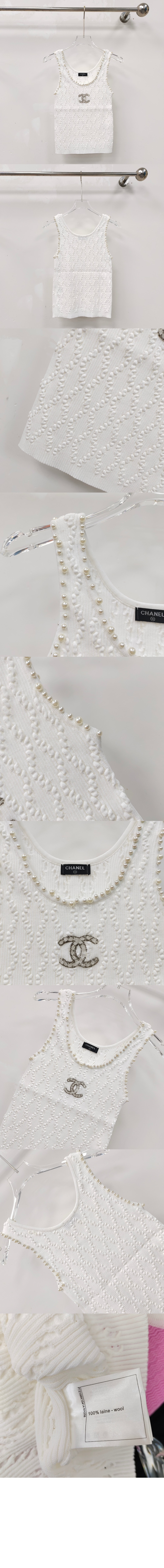 샤넬 로고 프린트 반팔