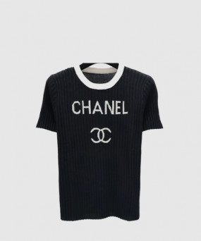 샤넬 로고 프린트 반팔