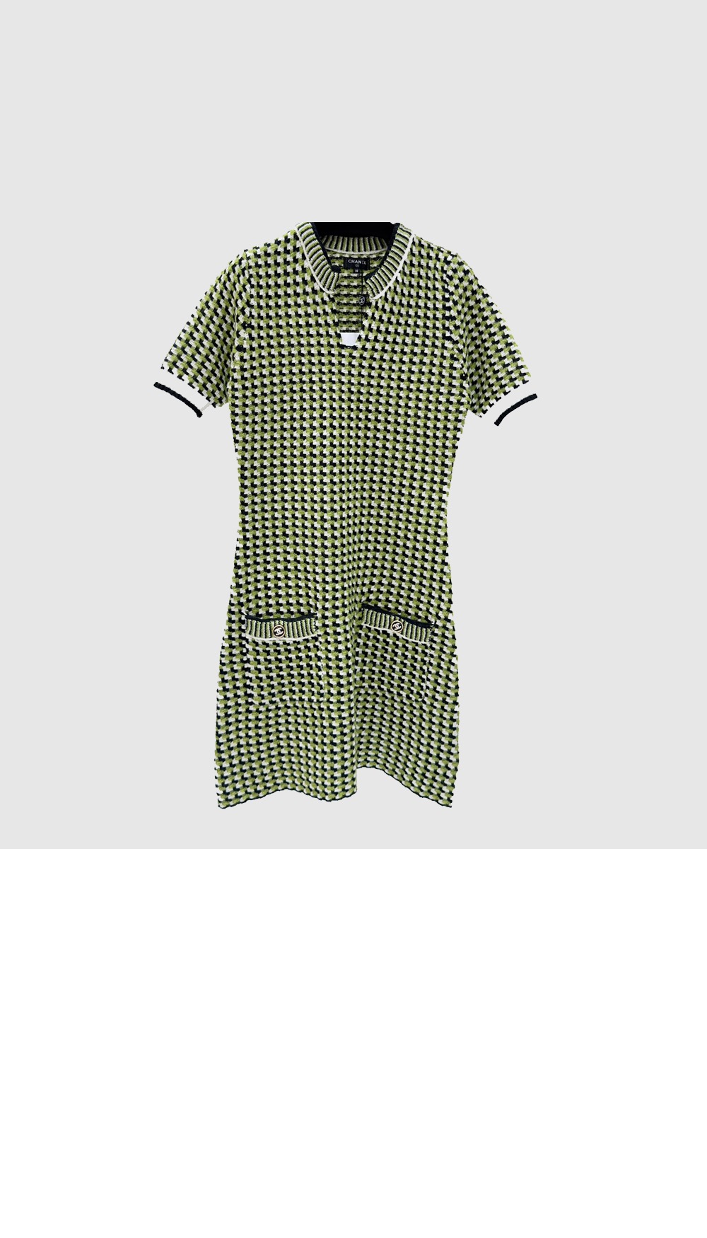 샤넬 로고 원피스