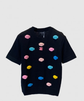 샤넬 로고 프린트 반팔