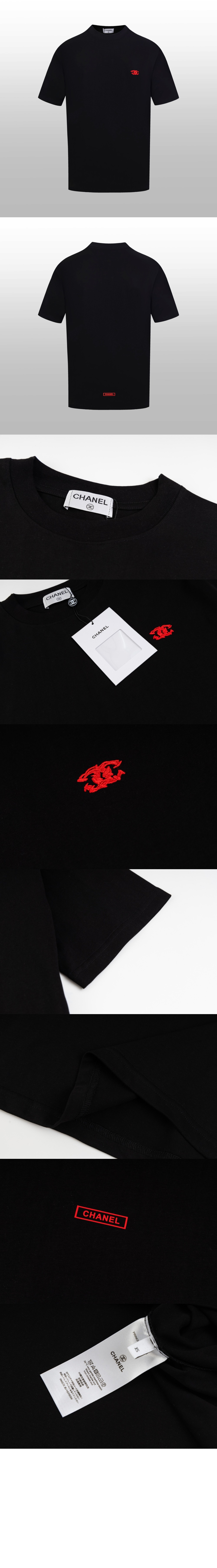 샤넬 플라워 코튼 톱