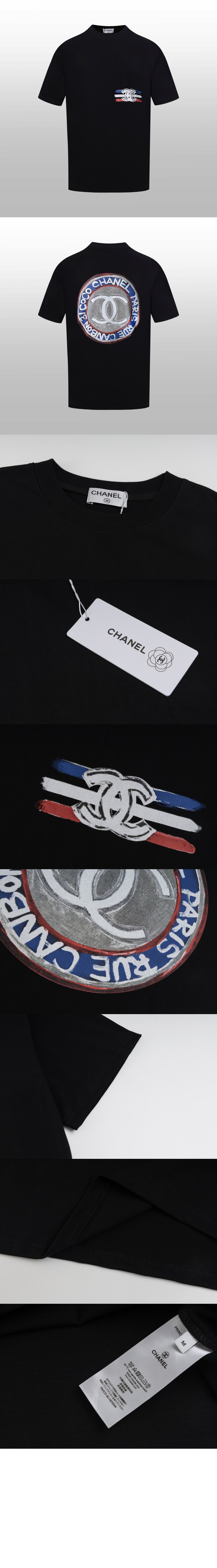 샤넬 플라워 코튼 톱