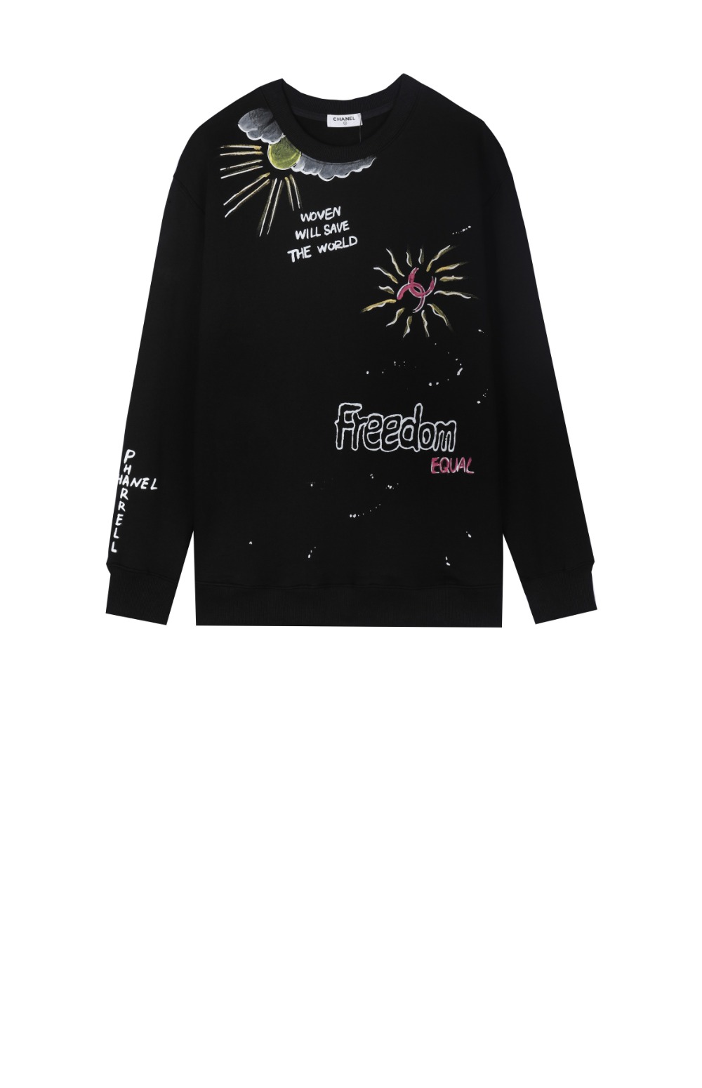 샤넬 플라워 코튼 톱