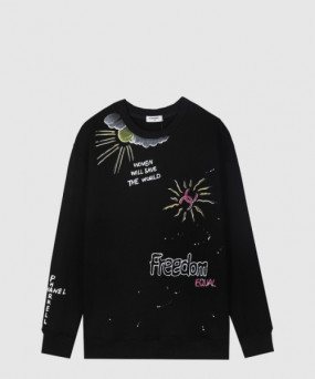 샤넬 플라워 코튼 톱