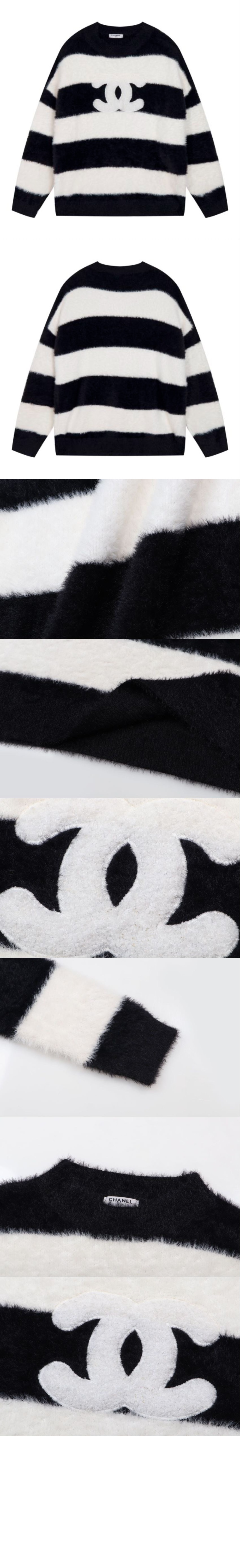 샤넬 플라워 코튼 톱