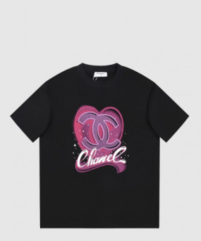 샤넬 로고 프린트 반팔