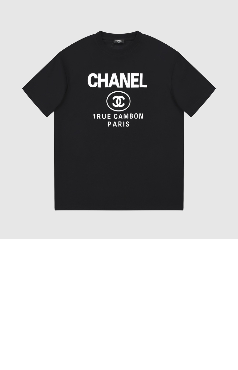 샤넬 로고 프린트 반팔