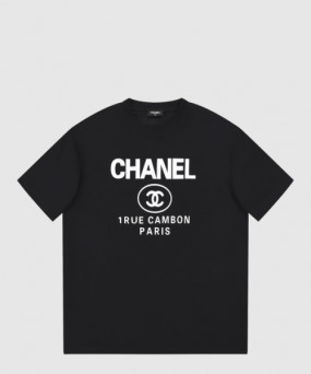 샤넬 로고 프린트 반팔