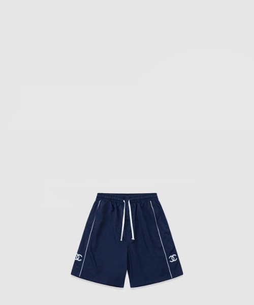 샤넬 로고 프린트 팬츠