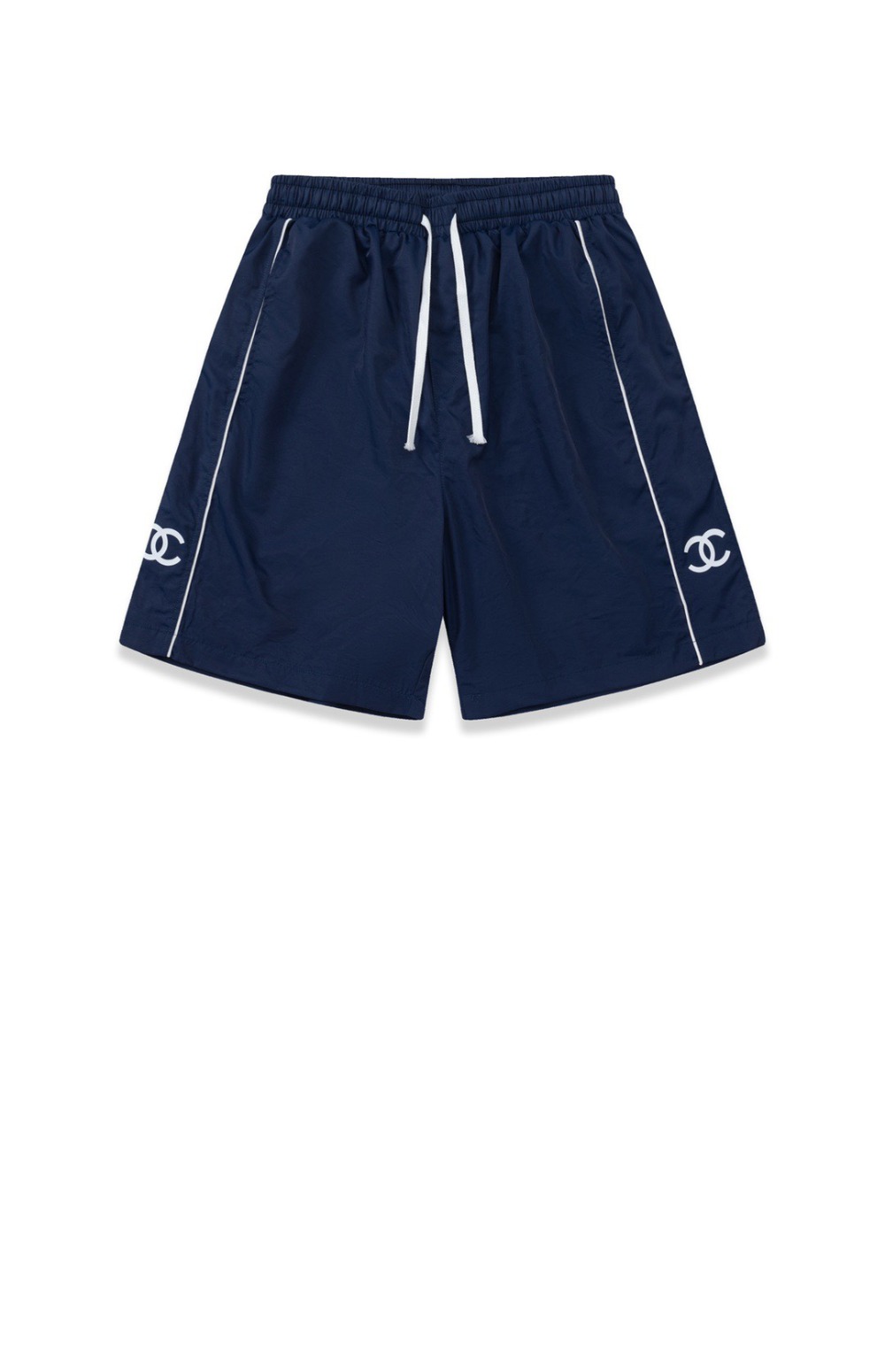 샤넬 로고 프린트 팬츠