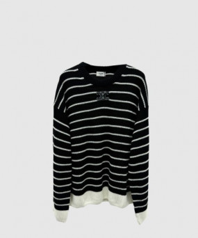 셀린느 프린트 니트 톱