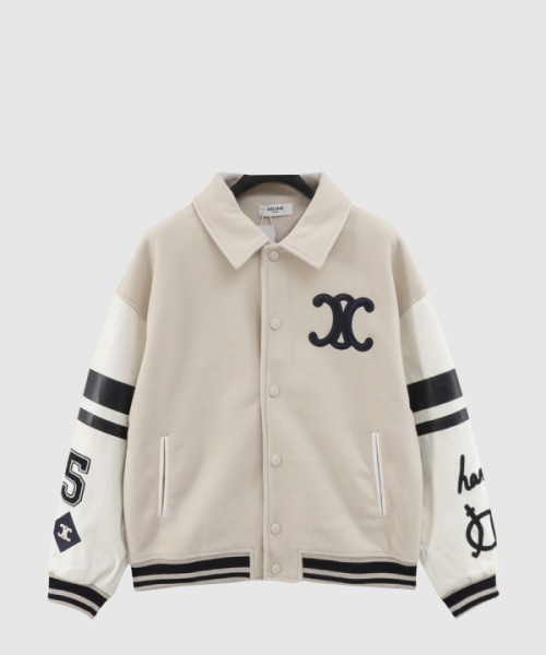 셀린느 로고 프린트 재킷