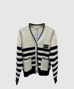 셀린느 프린트 니트 톱