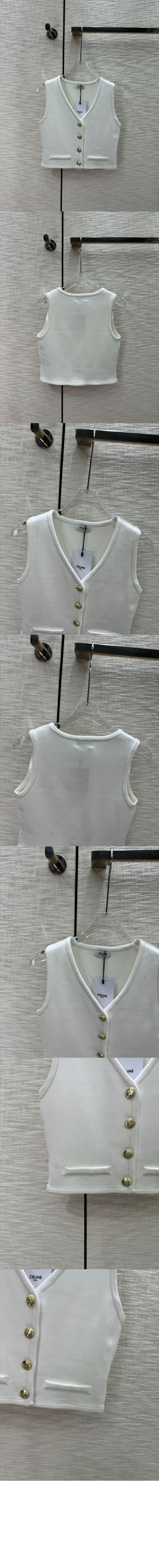 셀린느 크롭 질레 울