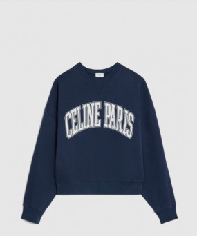 셀린느 오버사이즈 스웨트셔츠 코튼 플리스