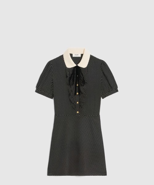 셀린느 플라워 프린트 원피스