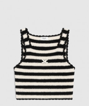 셀린느 로고 프린트 반팔