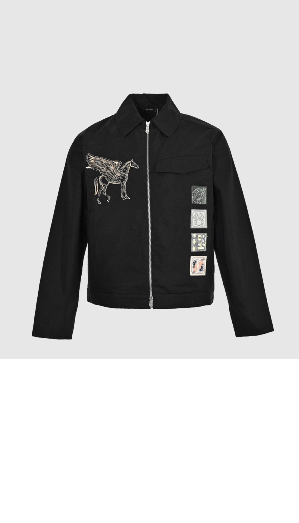 에르메스 플라워 코튼 톱