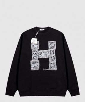 에르메스 플라워 코튼 톱