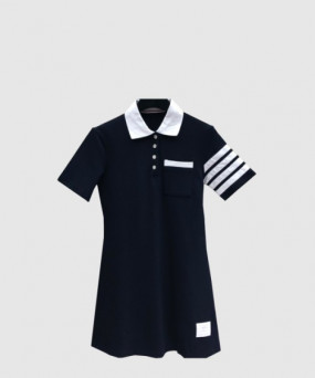 톰브라운 플라워 프린트 원피스