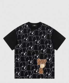 펜디 플라워 코튼 톱