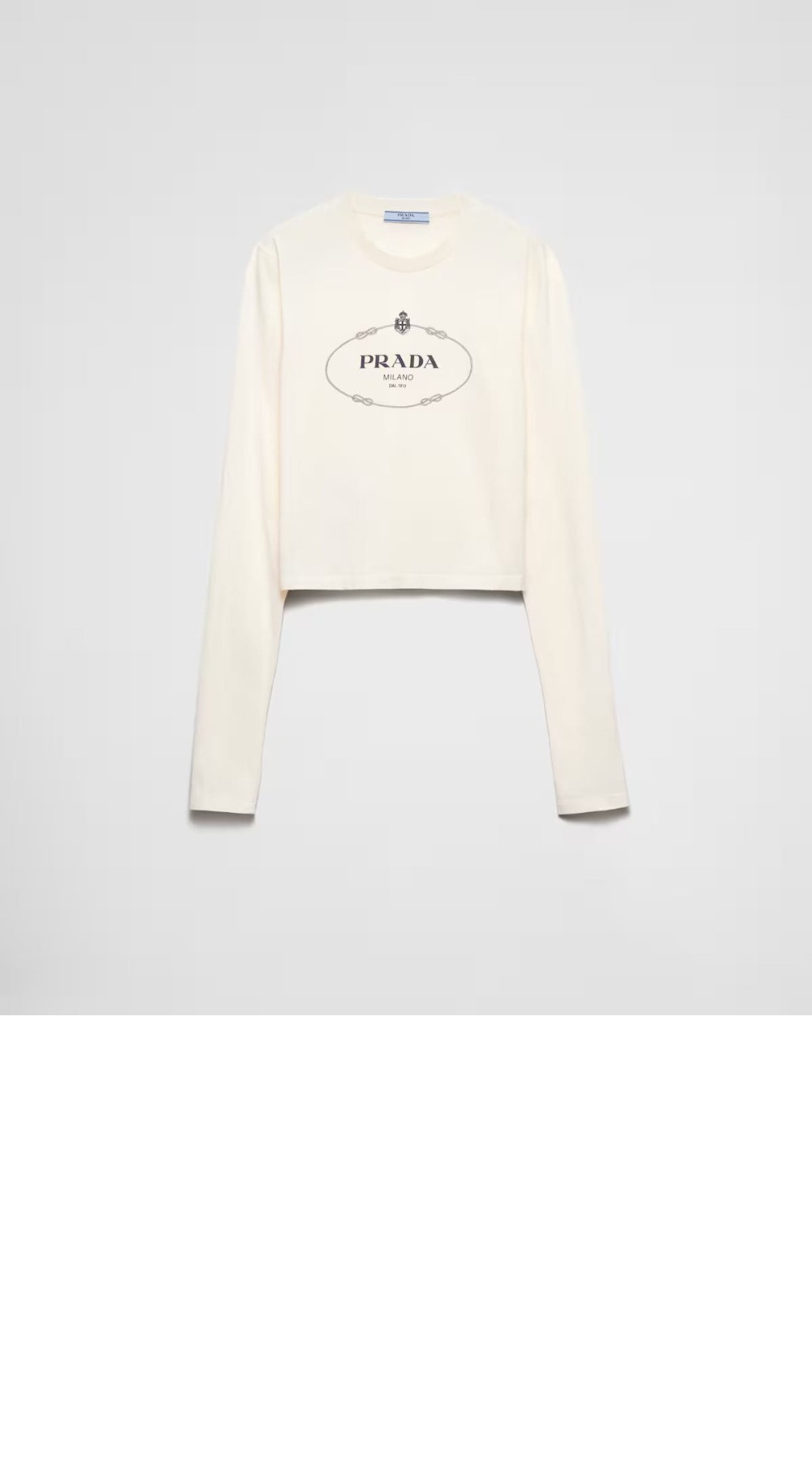 프라다 프린트 저지 티셔츠