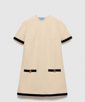 프라다 사블레 미니 드레스