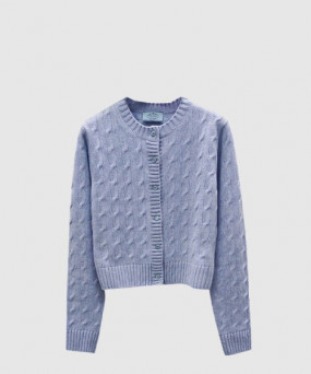 프라다 프린트 니트 톱