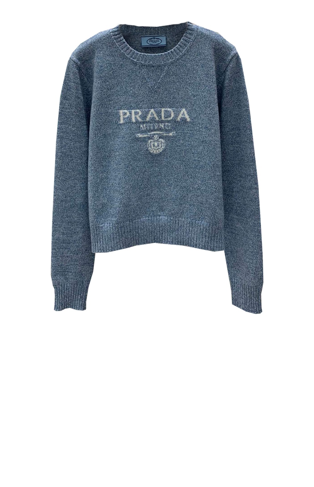 프라다 로고 니트 상의