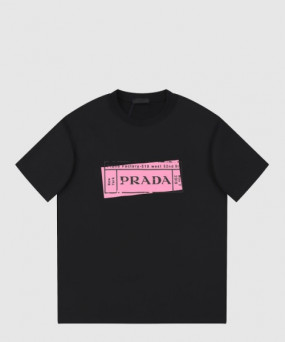 프라다 로고 프린트 반팔
