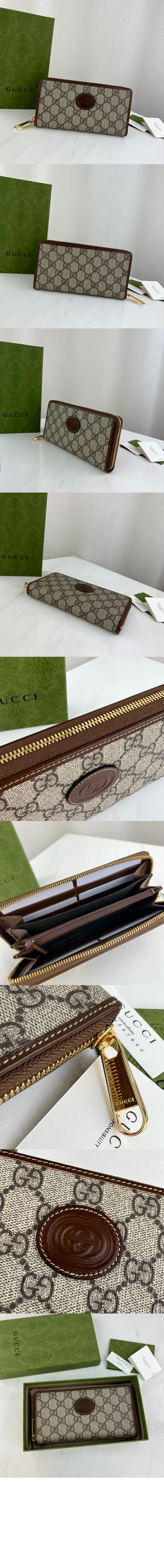 구찌 인터로킹 G 지퍼월렛 673003