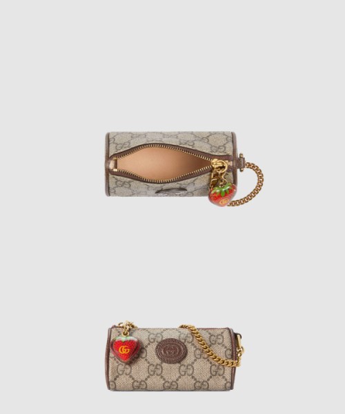 구찌 더블 G 스트로베리 코인퍼스 726253