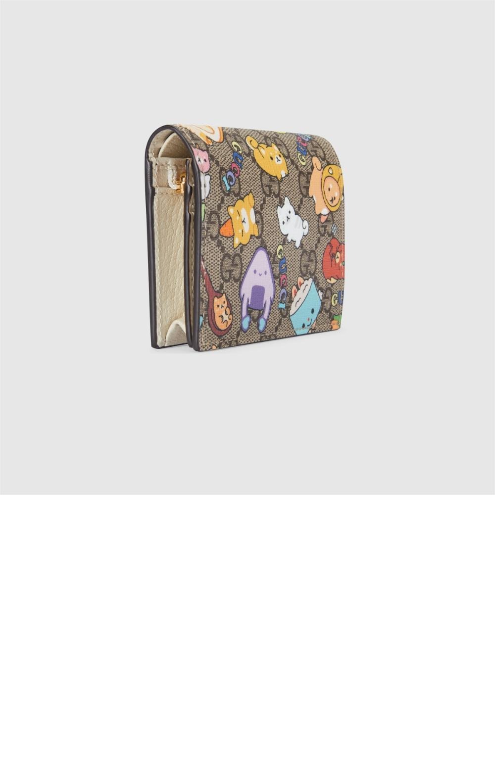 구찌 애니멀 프린트 카드지갑 736784