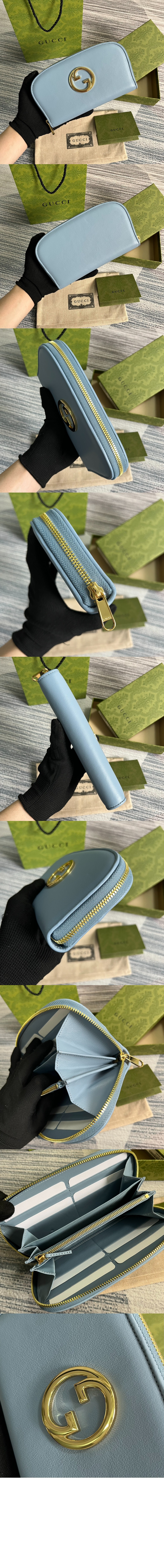 구찌 블론디 지퍼월렛 725216