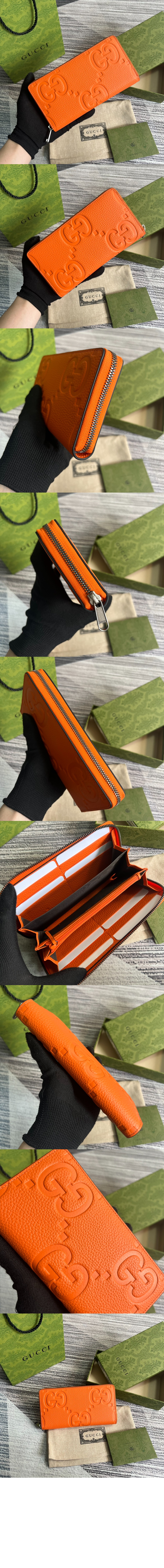 구찌 점보 GG 지퍼월렛 739484