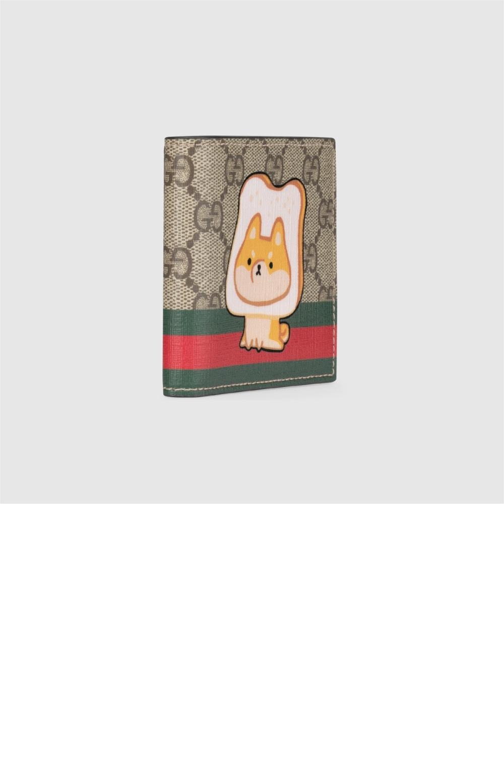 구찌 애니멀 프린트 반지갑 736755
