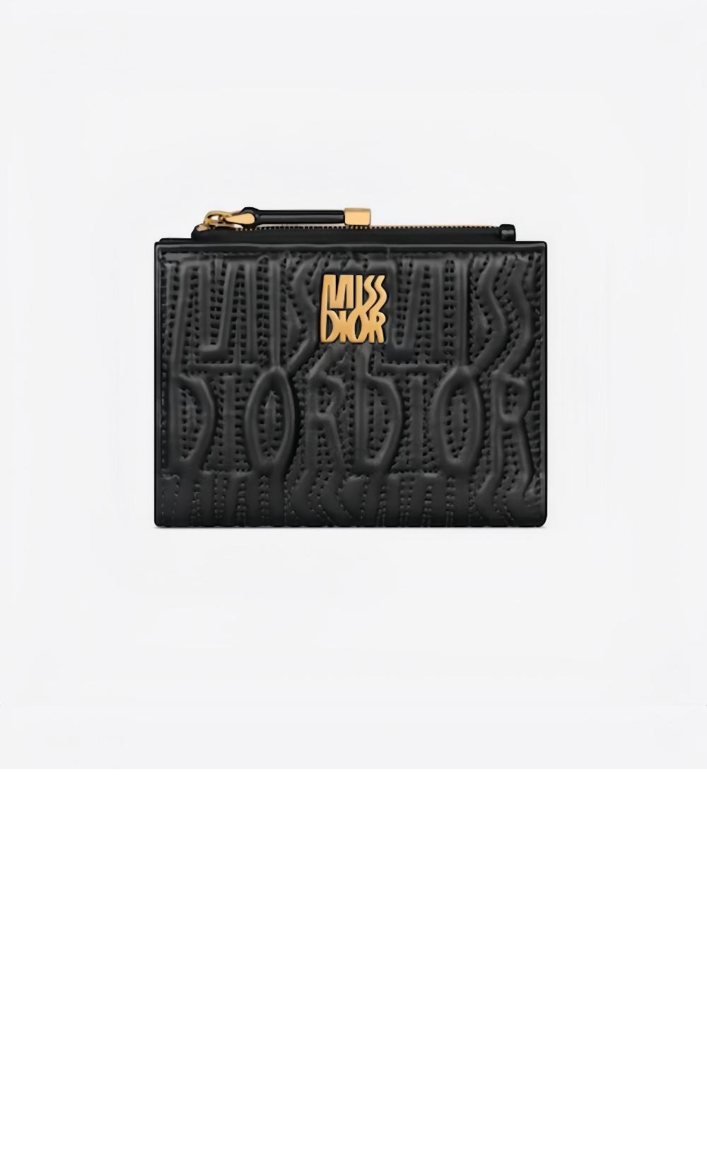 양가죽 퀼팅 지갑 S3602