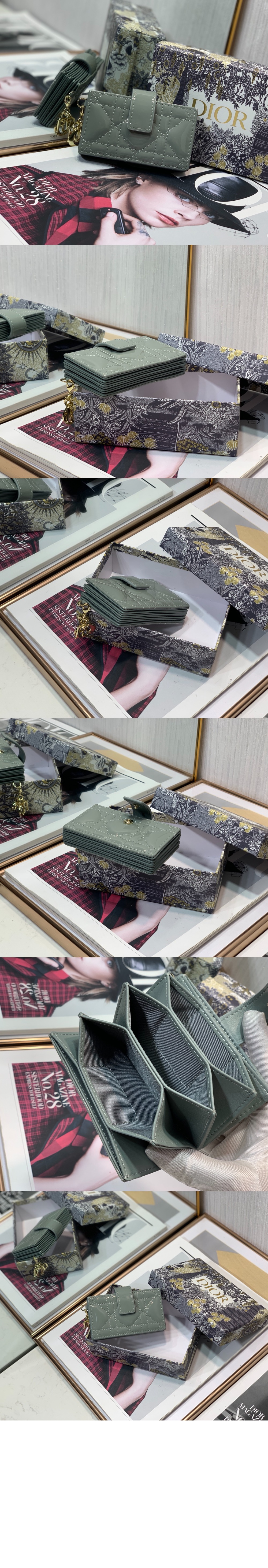 디올 5-포켓 카드지갑 S0074