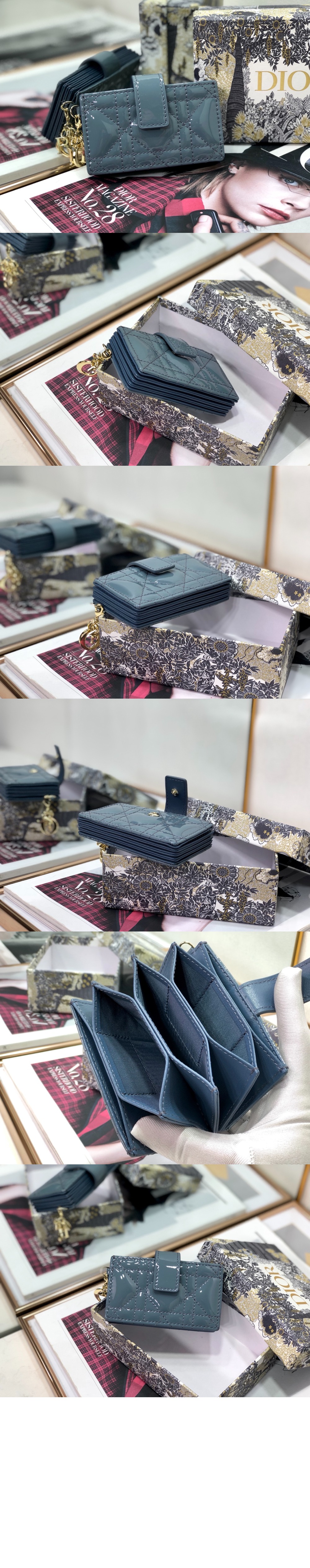 디올 5-포켓 카드지갑 S0074