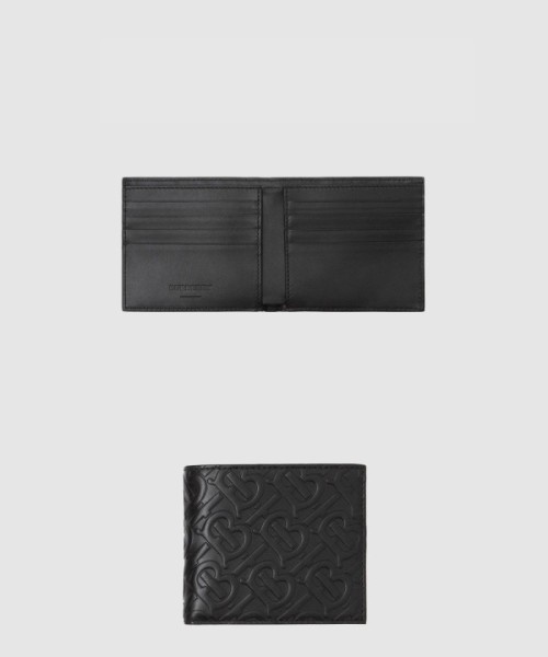 버버리 송아지 가죽 엠보 반지갑 80092031