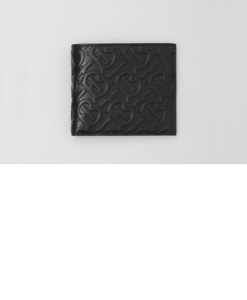 버버리 송아지 가죽 엠보 반지갑 80092031